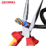 Insulated Snipe Nose Pliers-foxwoll